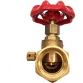 Robinson Tech International New Jersey THEWORKS® LF Brass Compression Stop and Waste Valve - 3/4 FIP LFBV162